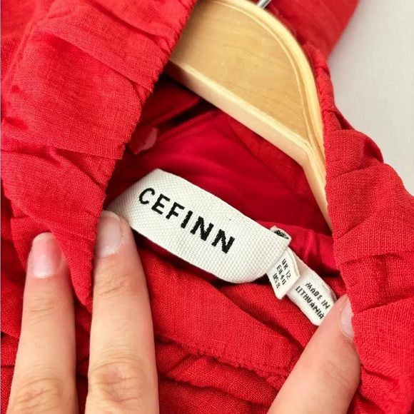 Cefinn Red Maxi Dress - Picture 7 of 10